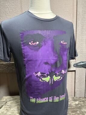 Silence of the Lambs Grey T-Shirt Size Medium official horror movie shirt NEW